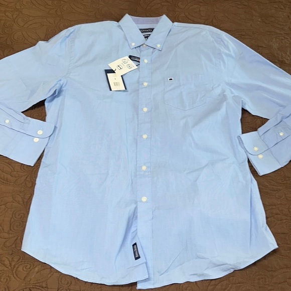 Mens crown n ivy collar button dress shirt nwt sz m - Picture 1 of 4